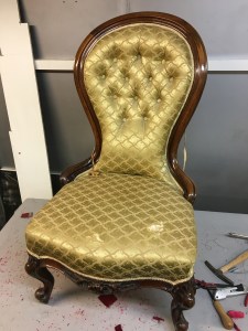Balloon-back chair - before