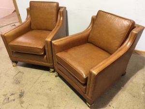 Duresta Trafalgar armchairs - pair