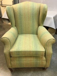 Stripe wingback