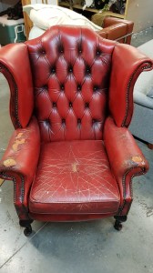 Wingback chair - before