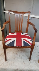 Union flag chair
