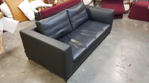 Ligne Roset leather sofa