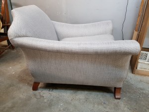 Silver armchair